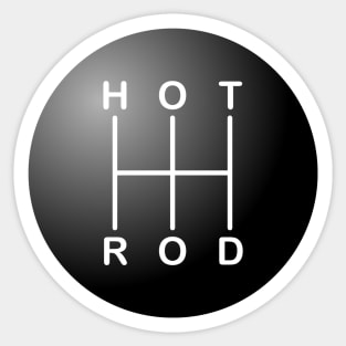 Hot Rod Shift Knob Sticker